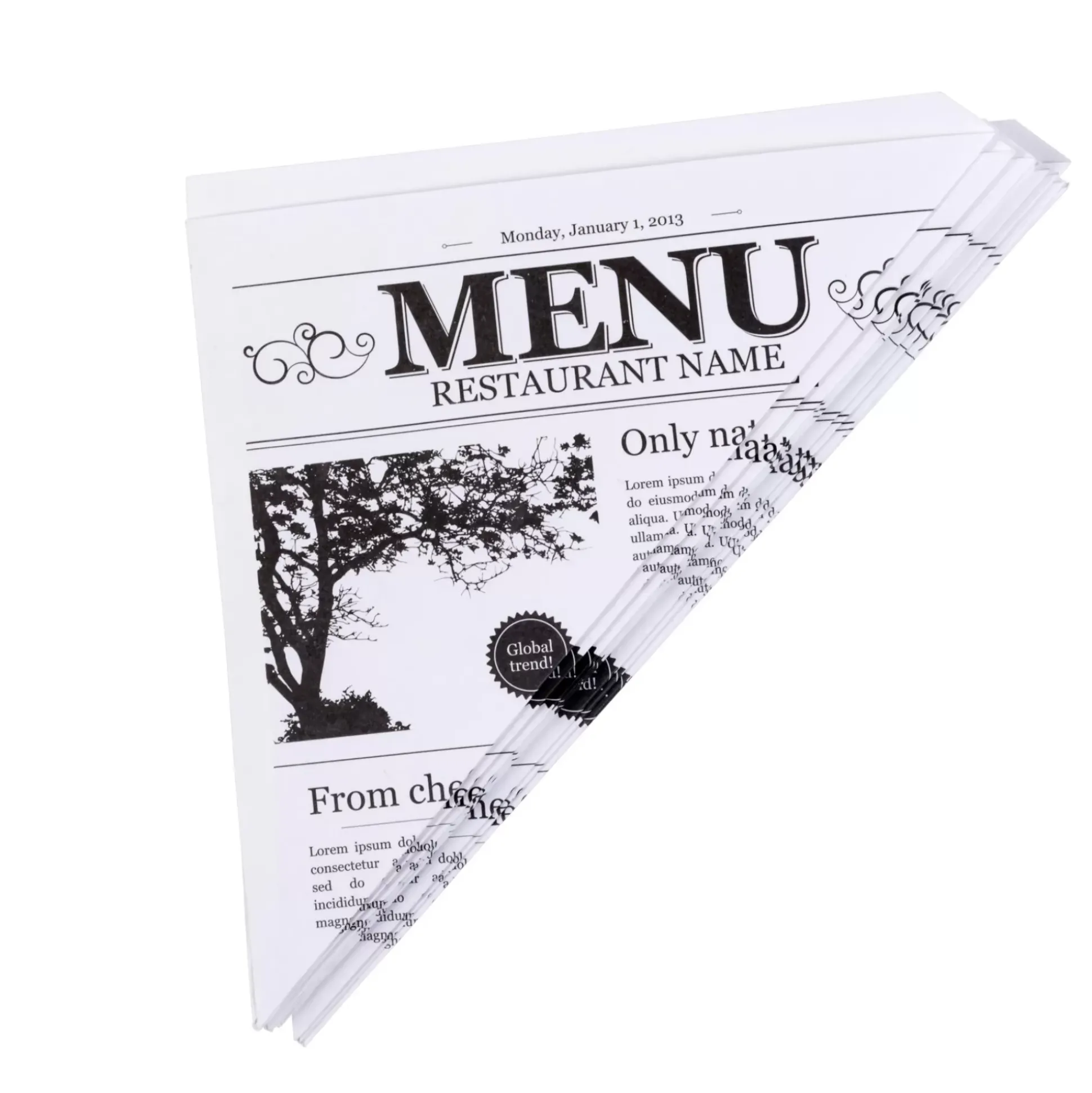 Njam Cucuruchos Juego De 10 Negro, Blanco