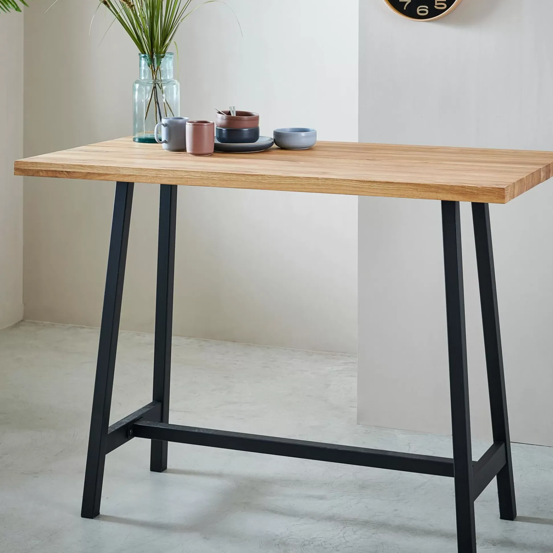 Oak Split Mesa De Bar Natural