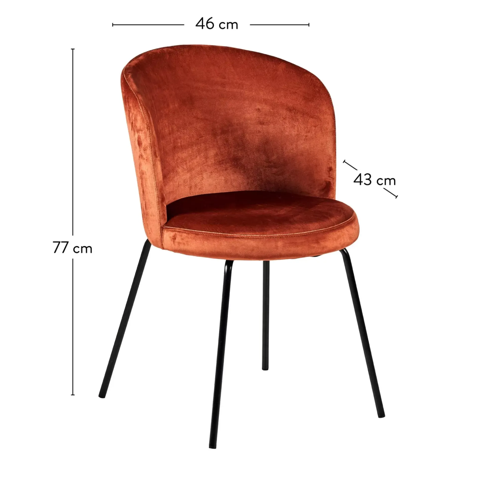 Olivier Silla De Comedor Marron Marron