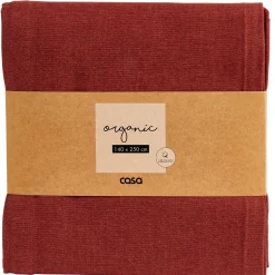 Organic Mantel Rojo