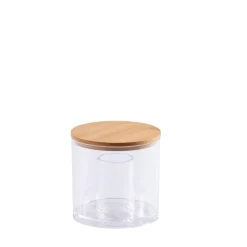 Organoo Soporte De Bastoncillos Transparente, Natural