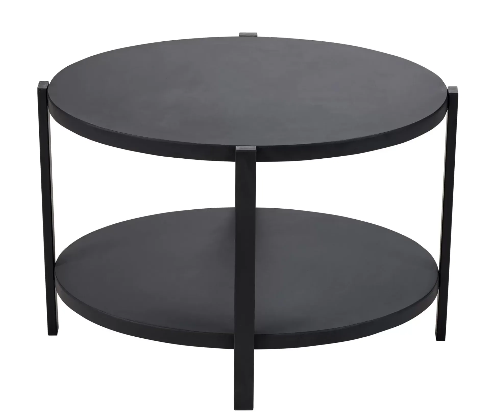 Ovala Mesita De Salon Negro