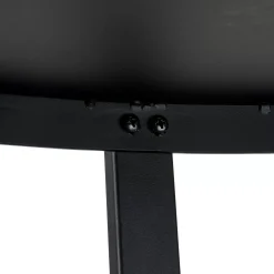 Ovala Mesita De Salon Negro