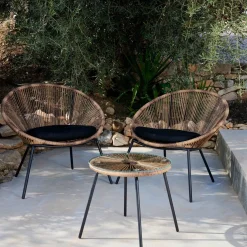 Papayo & Acapulco Conjunto Lounge Natural