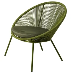 Papayo Silla Lounge Con Cojin Verde