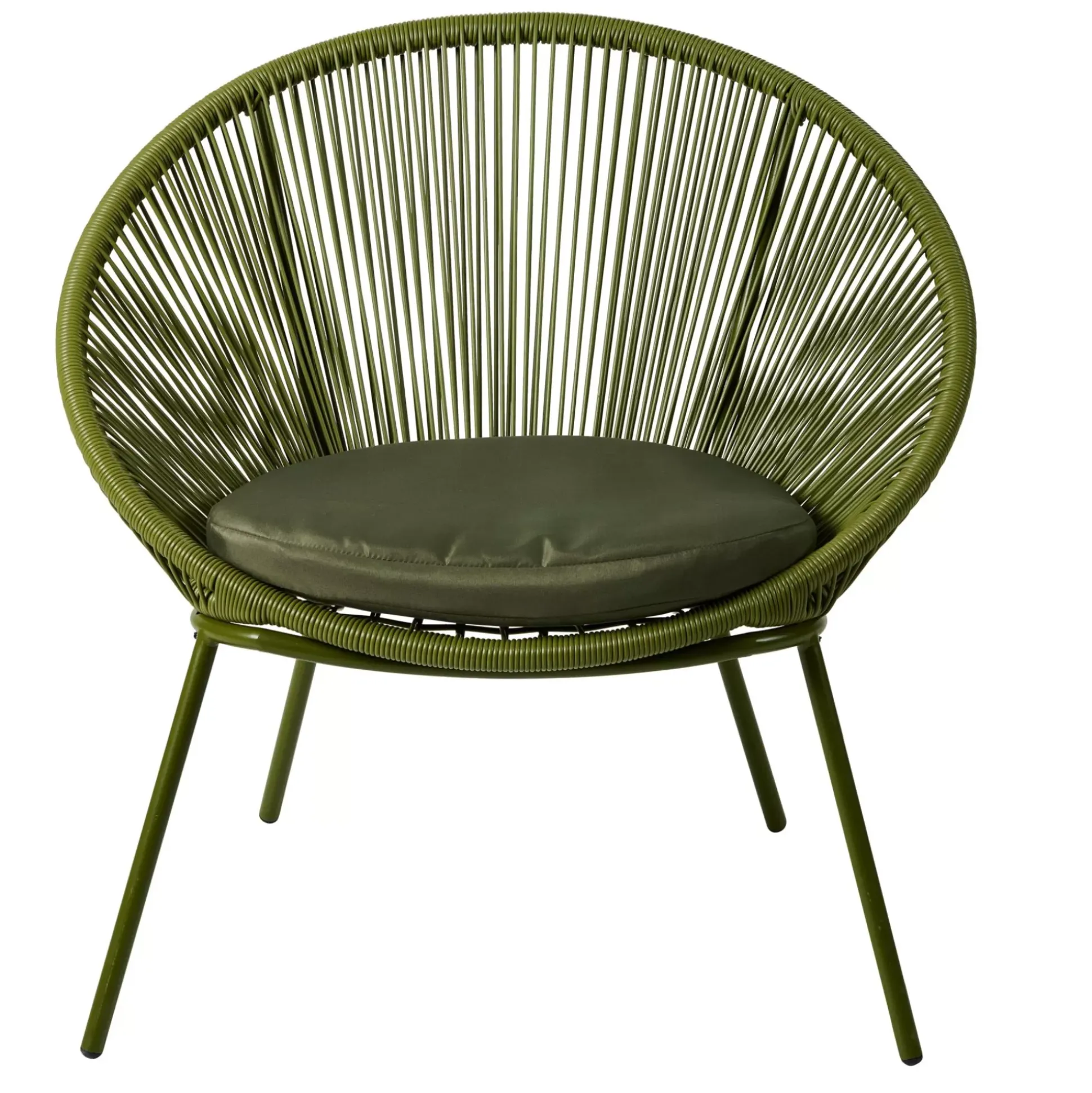 Papayo Silla Lounge Con Cojin Verde