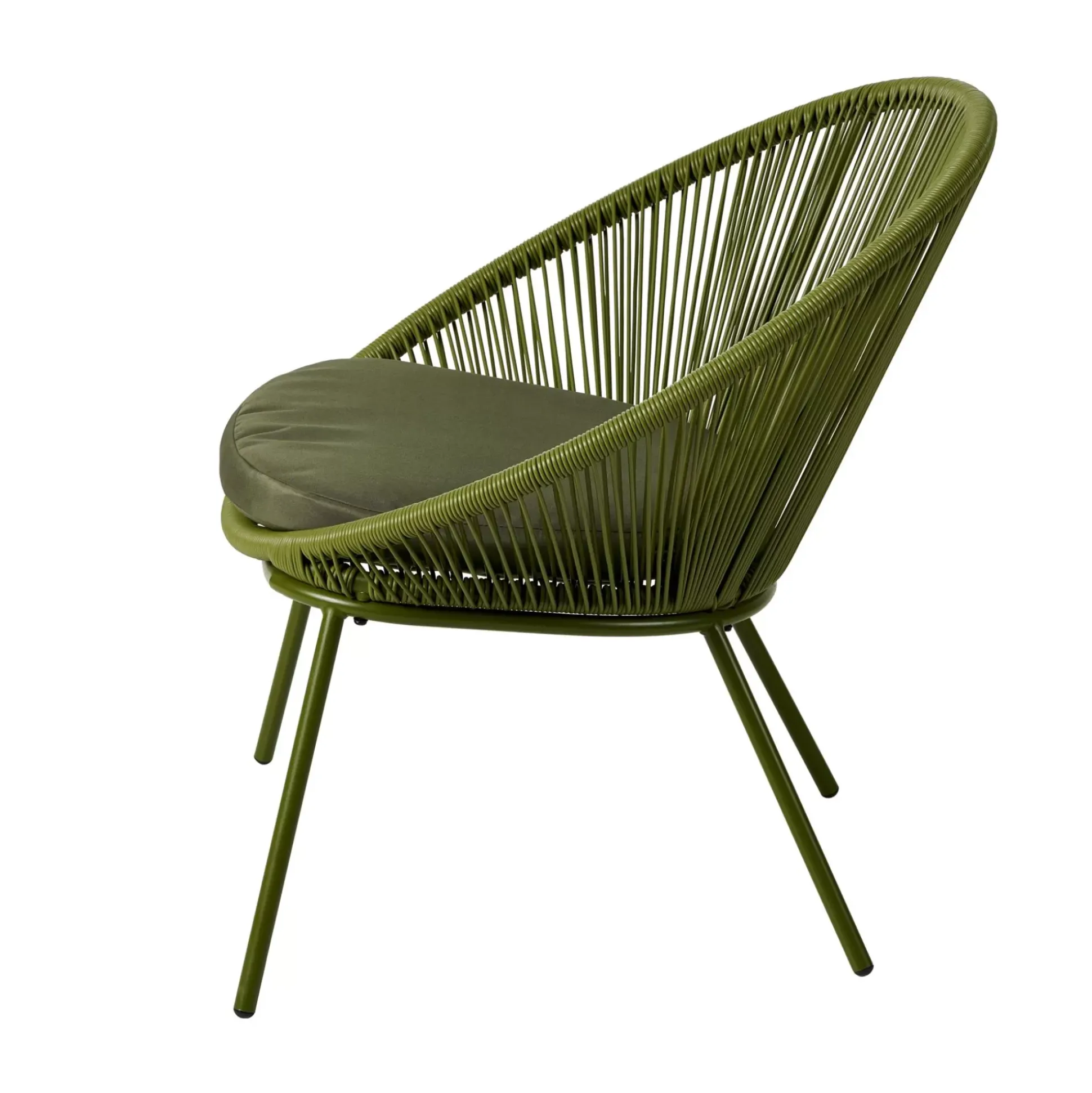 Papayo Silla Lounge Con Cojin Verde