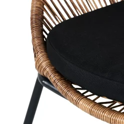 Papayo Silla Lounge Con Cojin Natural