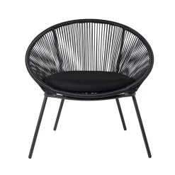 Papayo Silla Lounge Negro