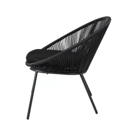 Papayo Silla Lounge Negro