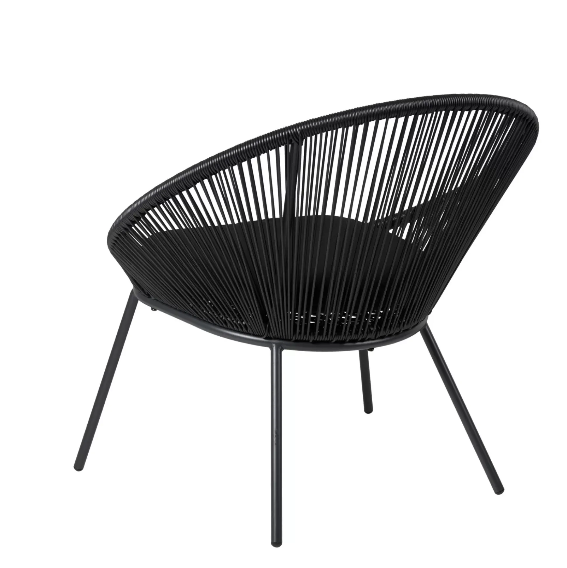 Papayo Silla Lounge Negro
