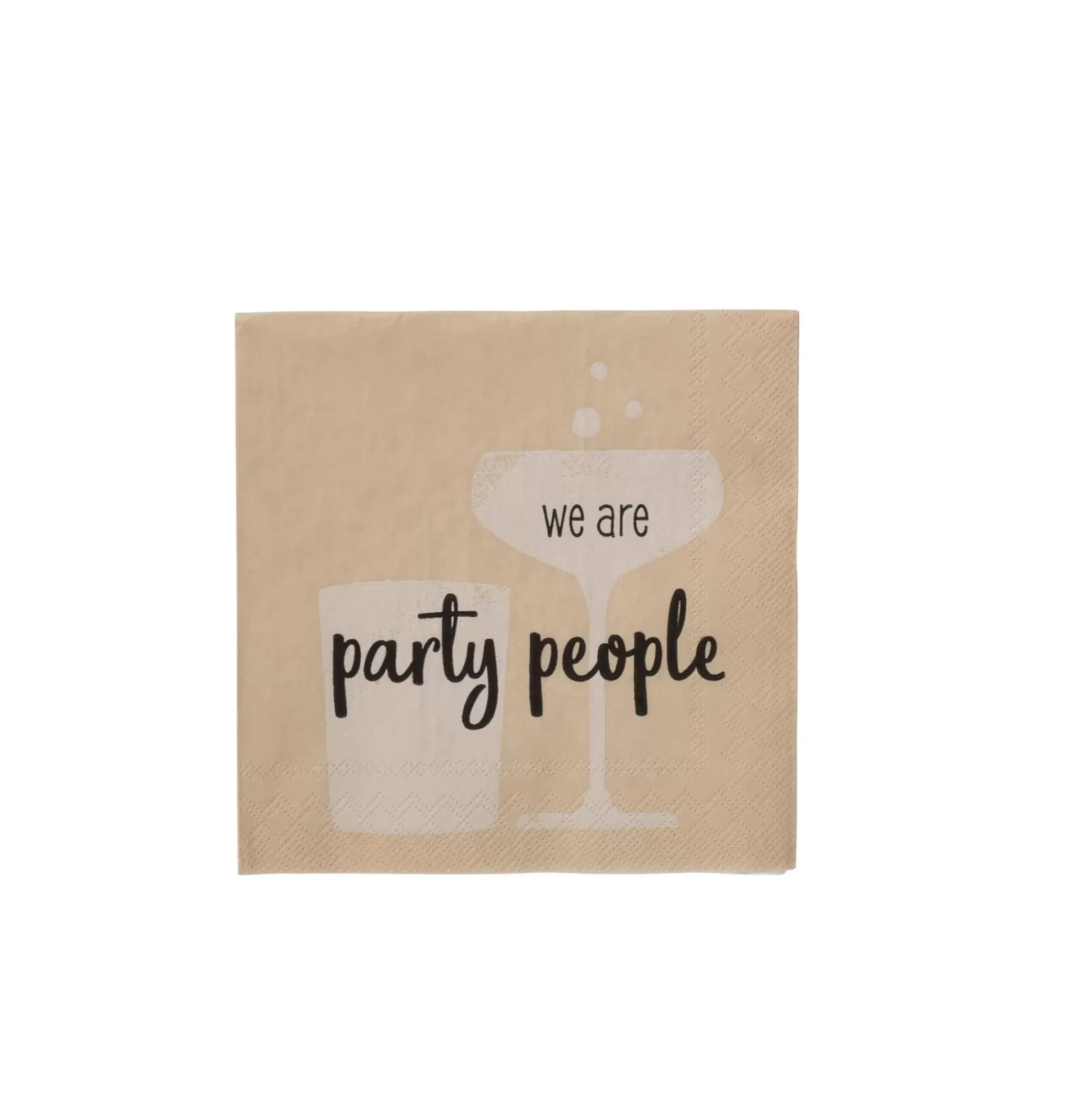Party People Paquete De 20 Servilletas Beis