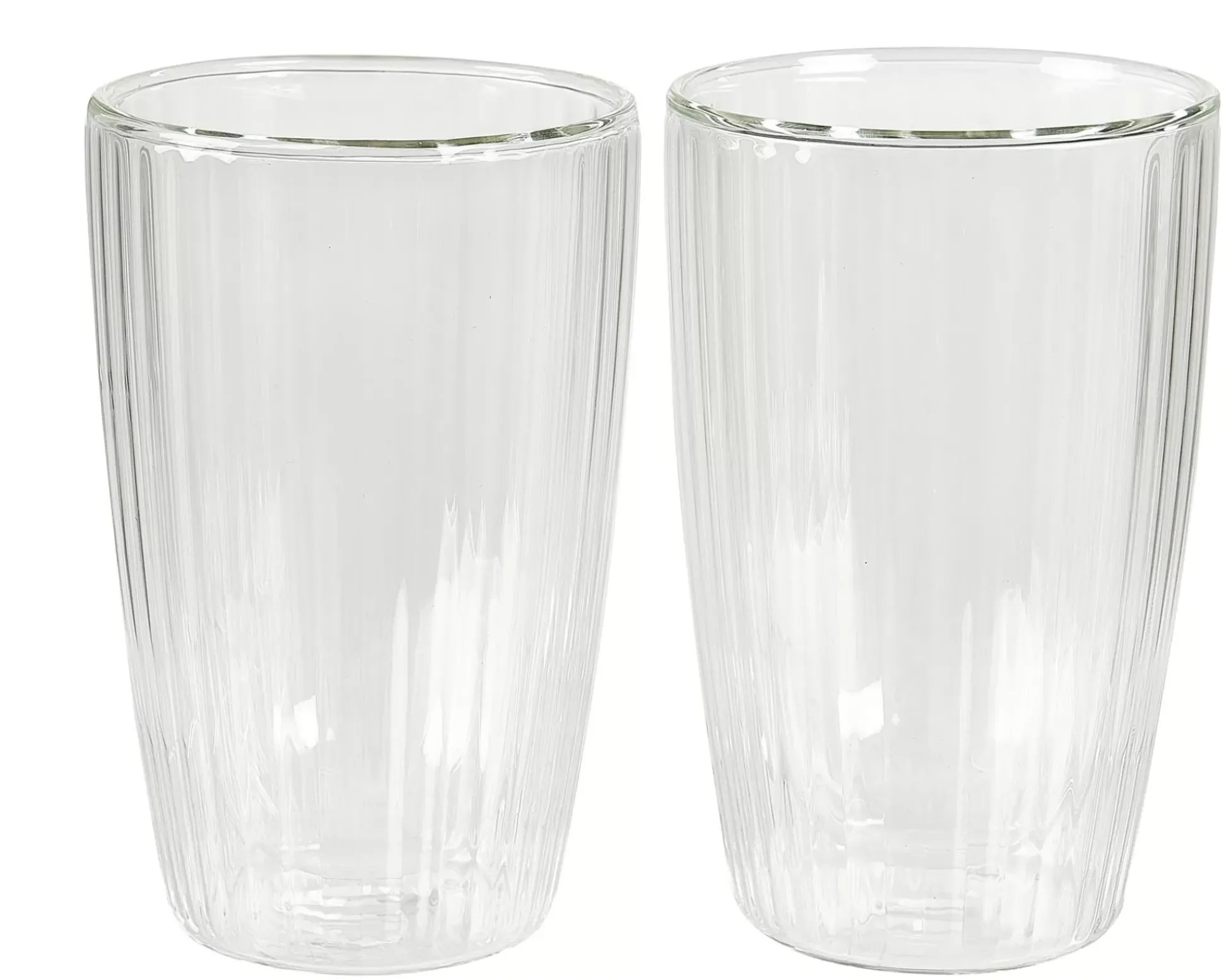 Pausa Vaso De Doble Pared Juego De 2 Transparente