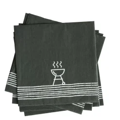 Pure Bbq Paquete De 20 Servilletas Varios Colores