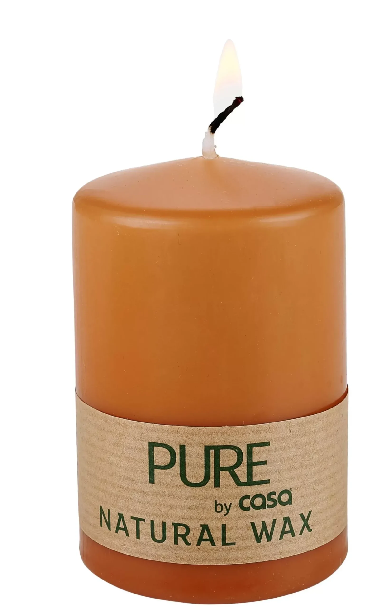 Pure Vela Cilindrica Caramelo