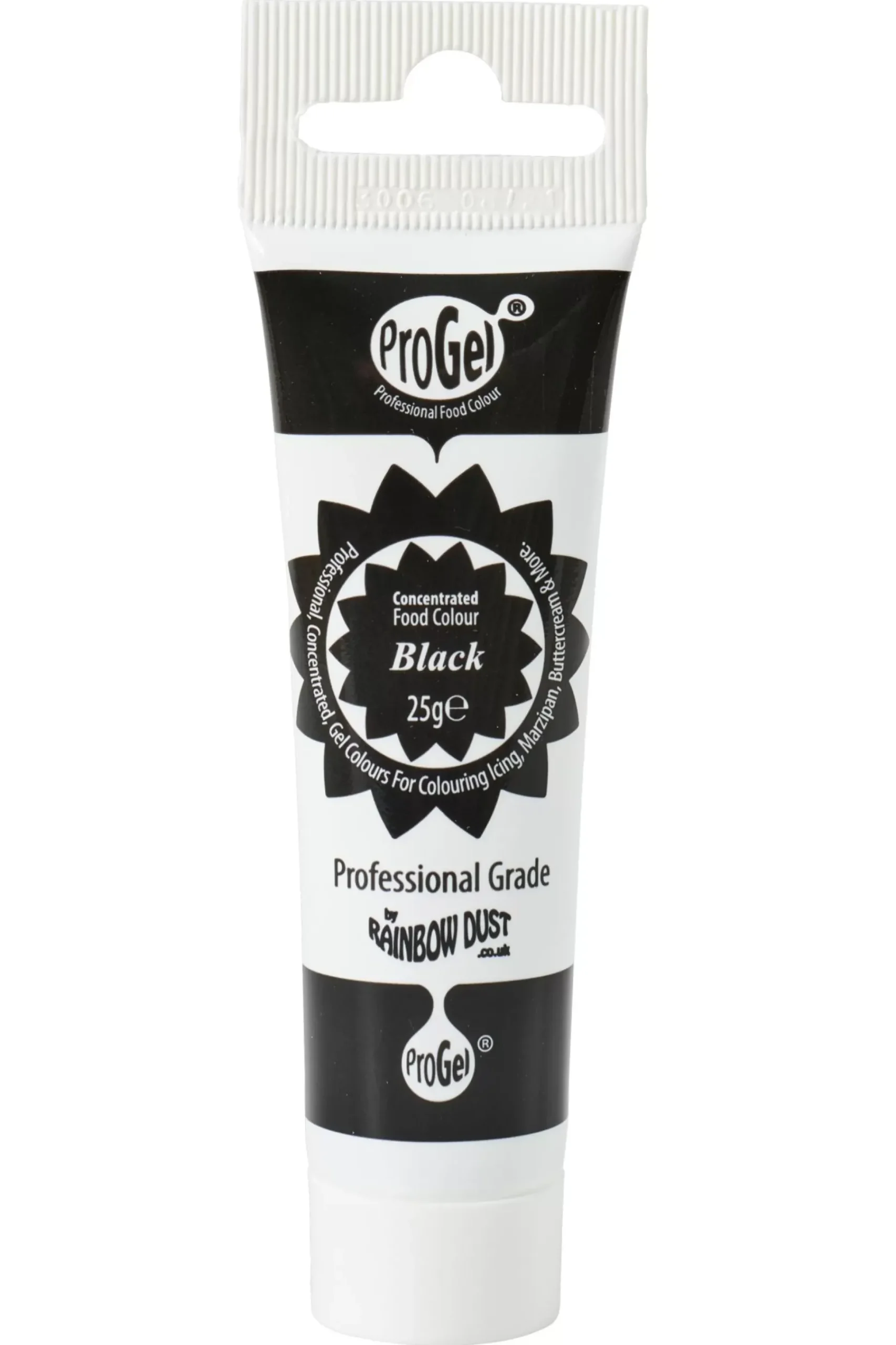 Rainbowdust Gel De Color P/Pasta Azucar Negro