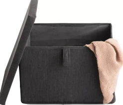 Rango Caja De Almacenaje Gris Oscuro