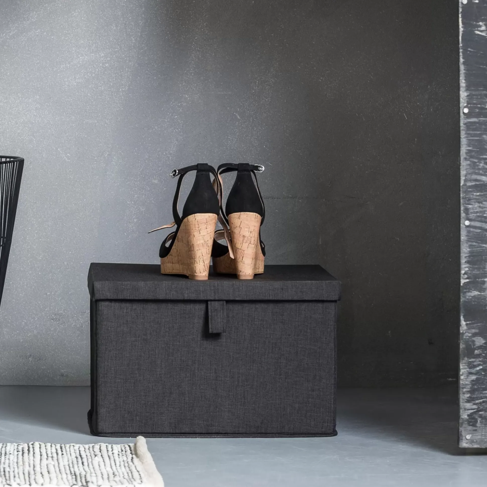 Rango Caja De Almacenaje Gris Oscuro
