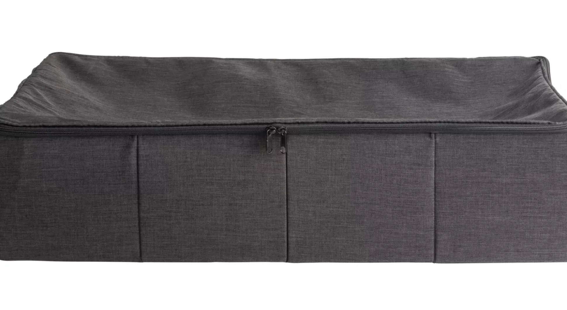 Rango Caja De Almacenaje Con Cierre De Cremallera Gris Oscuro