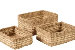 Rayas Cesta De Cajonera L Natural