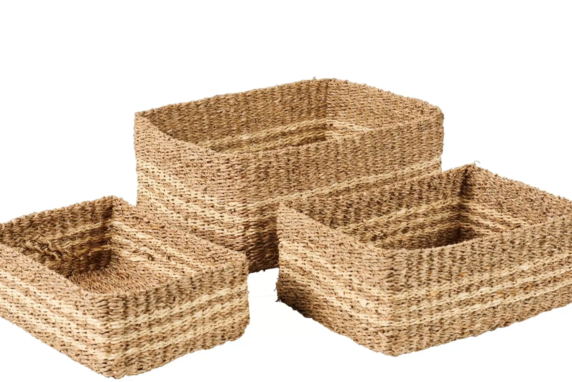 Rayas Cesta De Cajonera L Natural