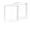Relax Vaso De Doble Pared Juego De 2 Transparente