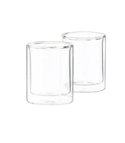 Relax Vaso De Doble Pared Juego De 2 Transparente