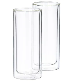 Relax Vasos De Doble Pared Juego De 2 Transparente