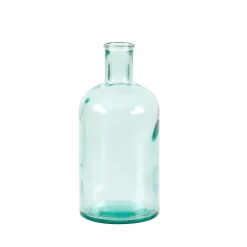 Retro Florero-Botella Transparente