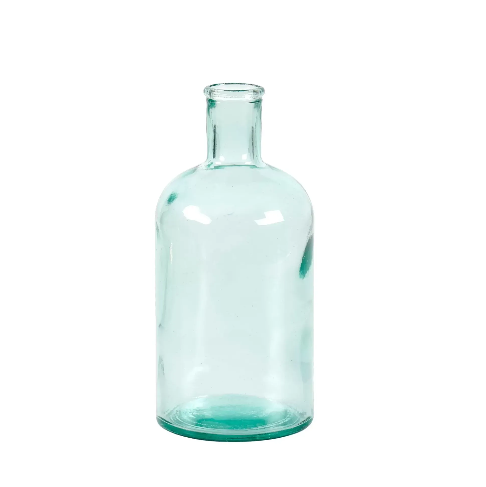 Retro Florero-Botella Transparente