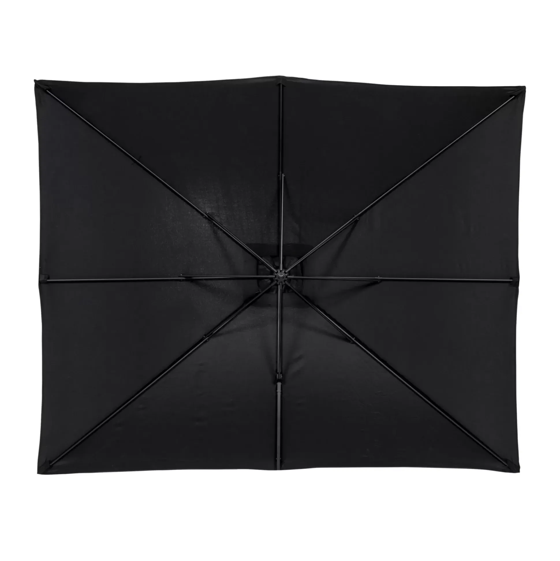 Riva Parasol Colgante Sin Pie Negro