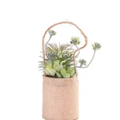Rope Planta Artificial Macetero Colg Natural