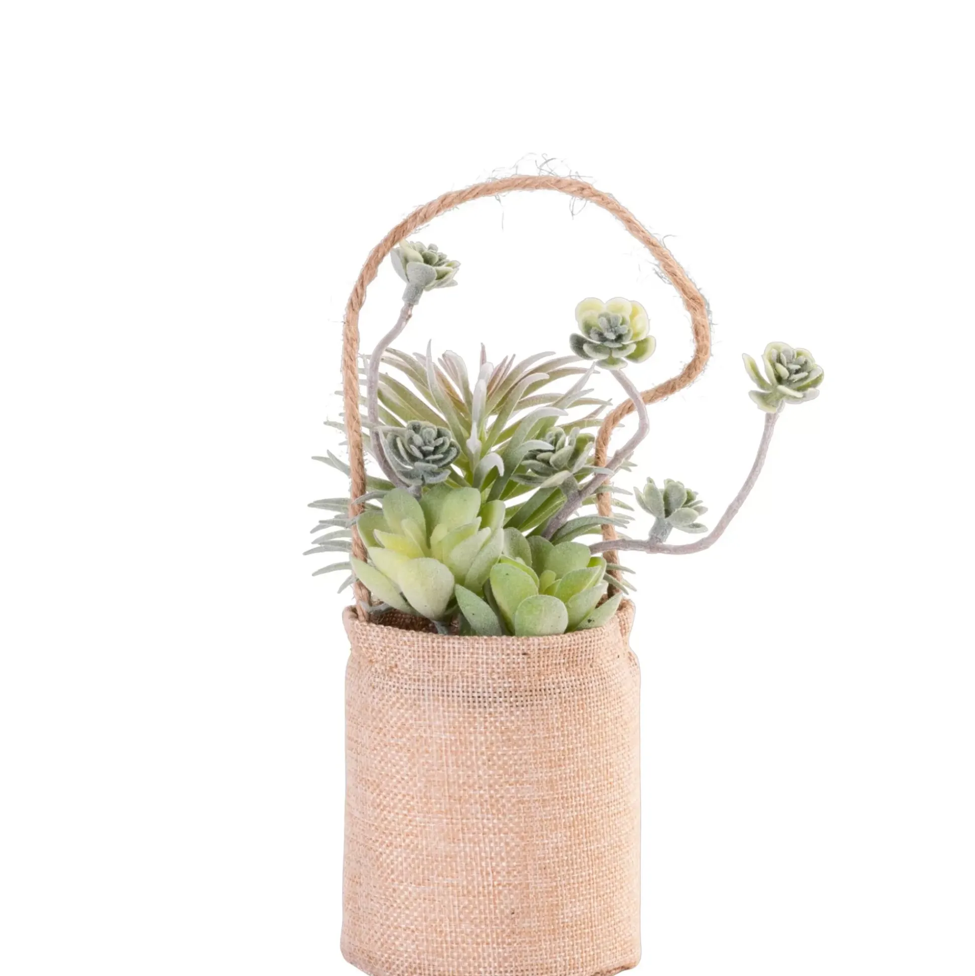 Rope Planta Artificial Macetero Colg Natural