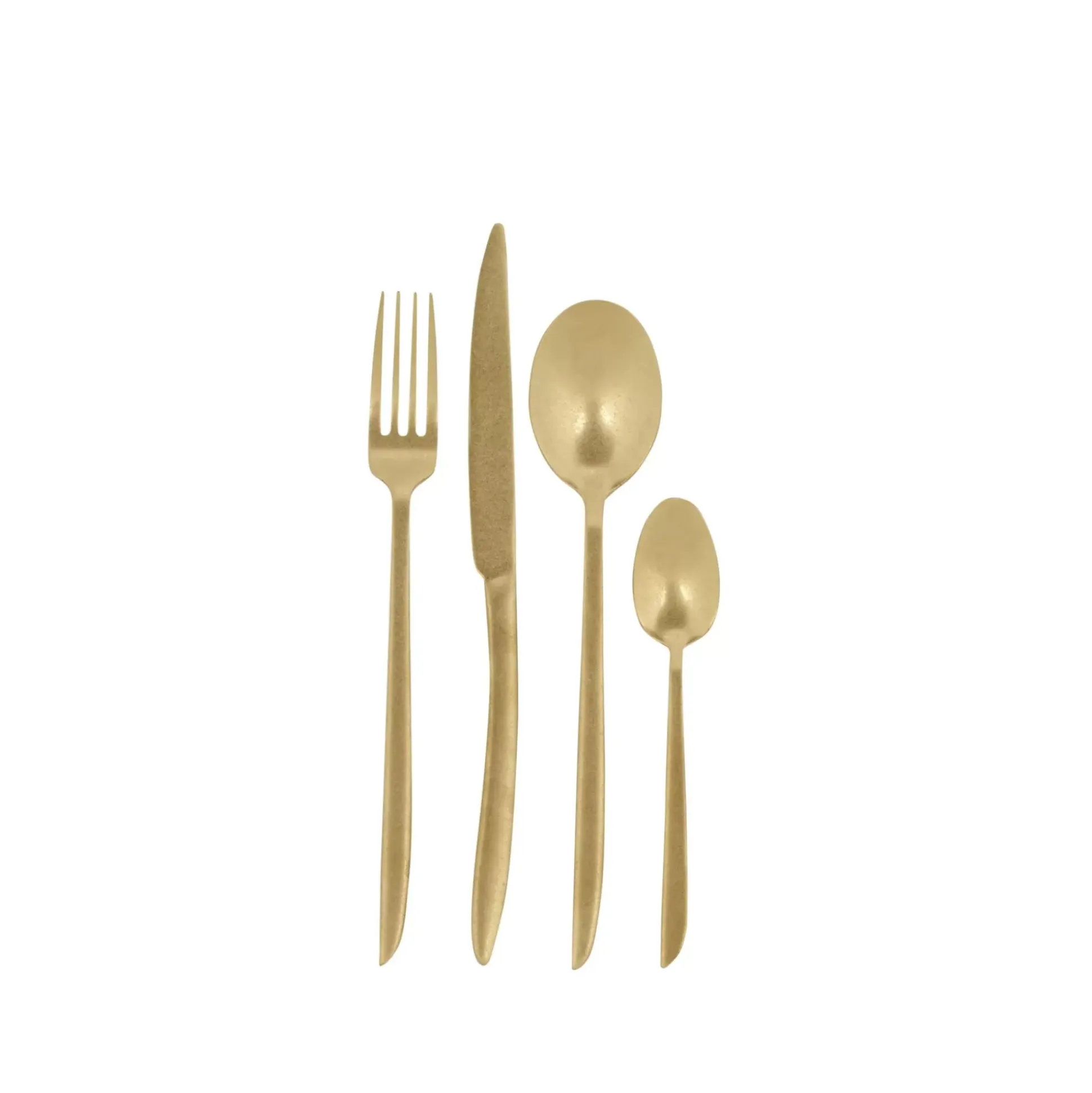 Roxanne Cubierto De 16 Piezas Oro Claro