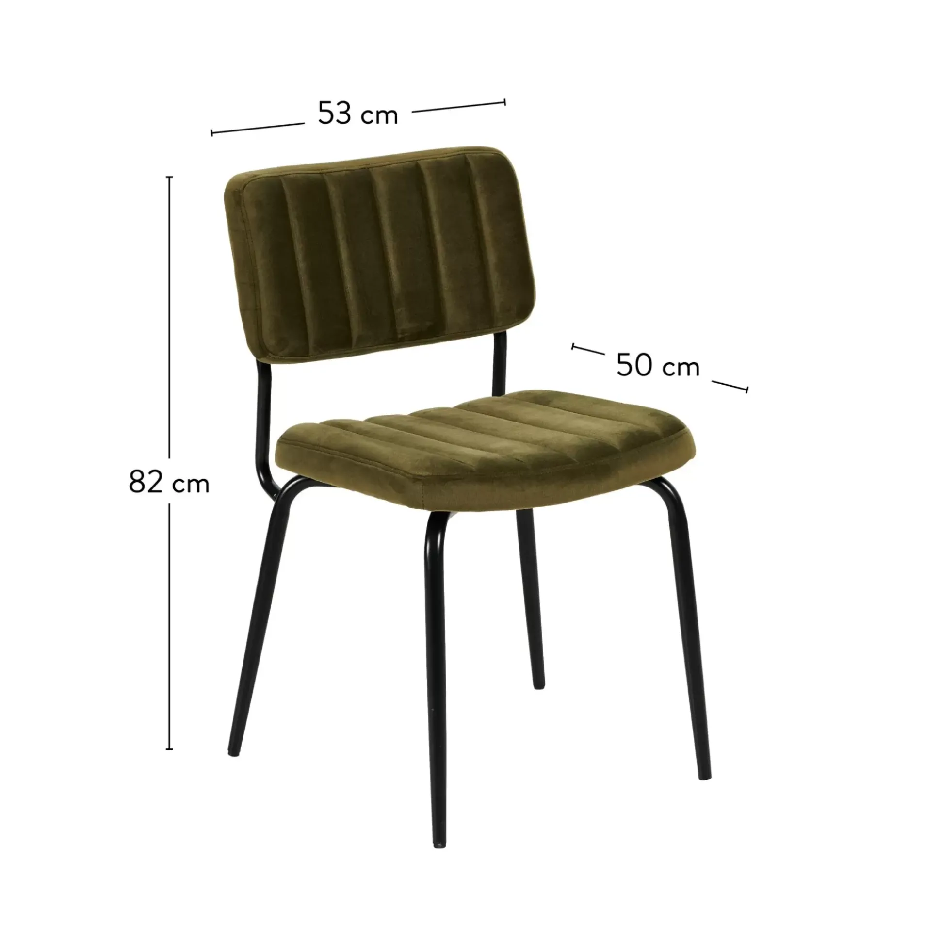Roxy Silla De Comedor Ancho Asiento: 46 Cm