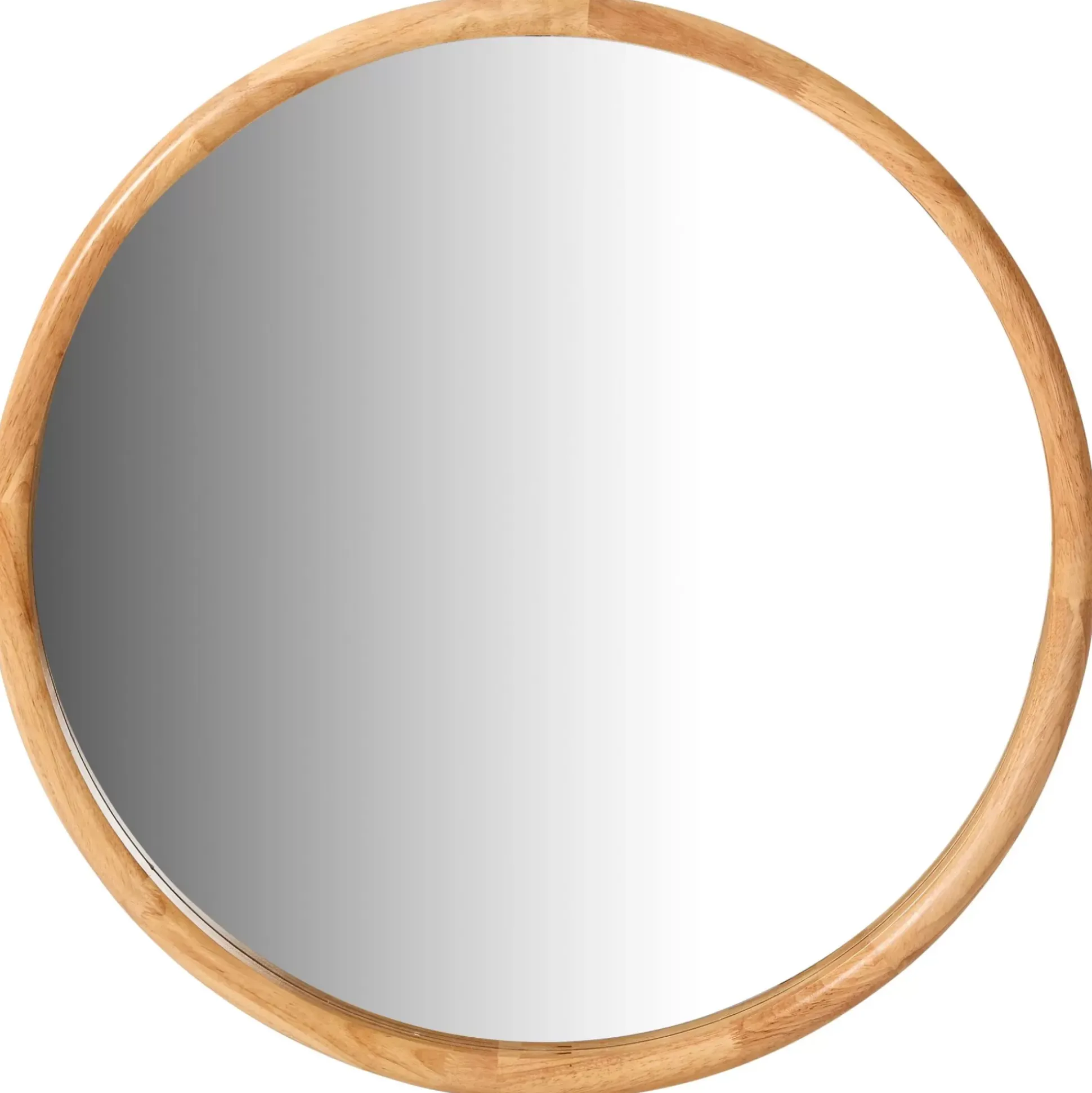 Rubberwood Espejo Natural