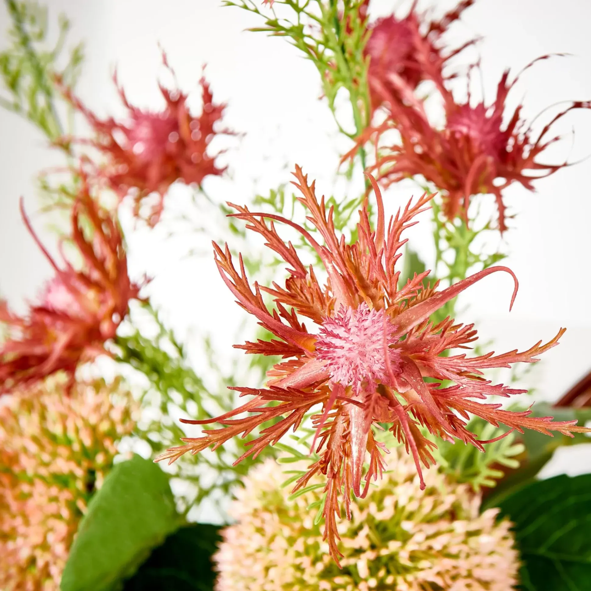 Ruby Planta Artificial Rojo