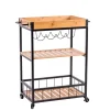 Selmo Carrito De Cocina Natural