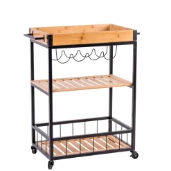 Selmo Carrito De Cocina Natural