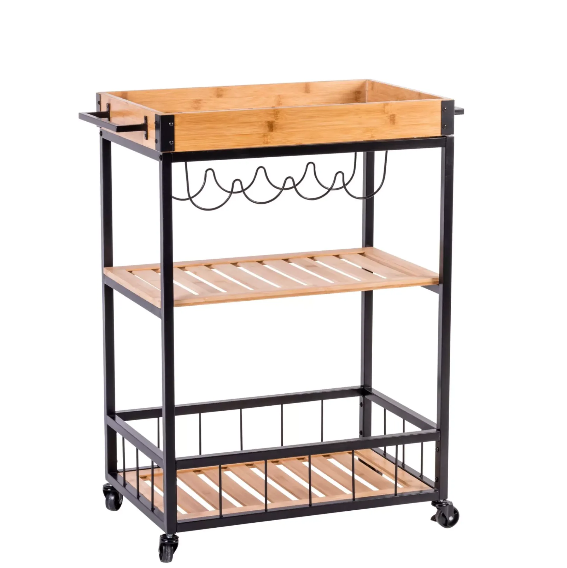 Selmo Carrito De Cocina Natural