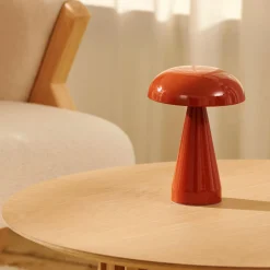 Shroomlight Lampara De Mesa Naranja