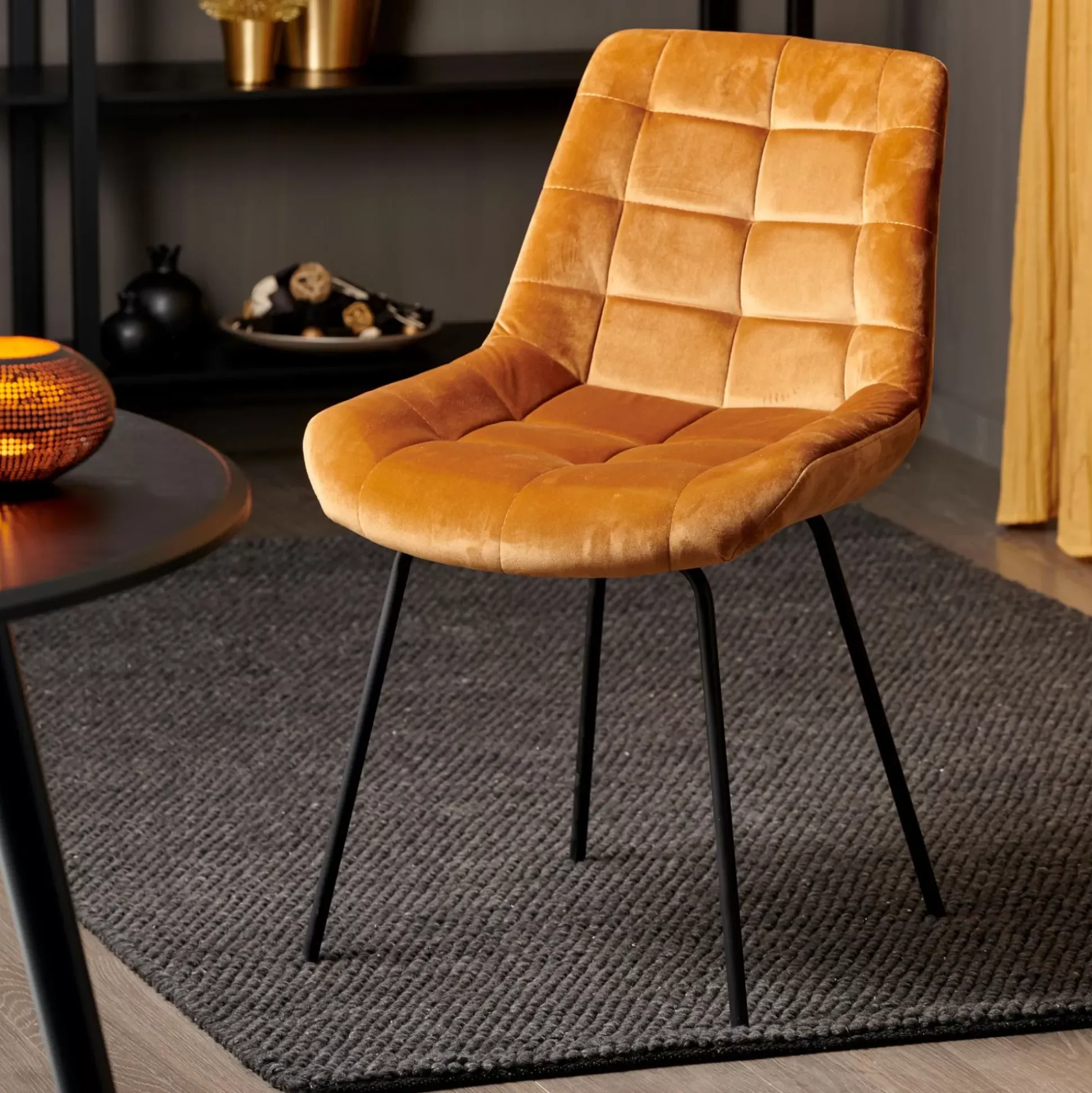 Silka Silla De Comedor Negro, Marron