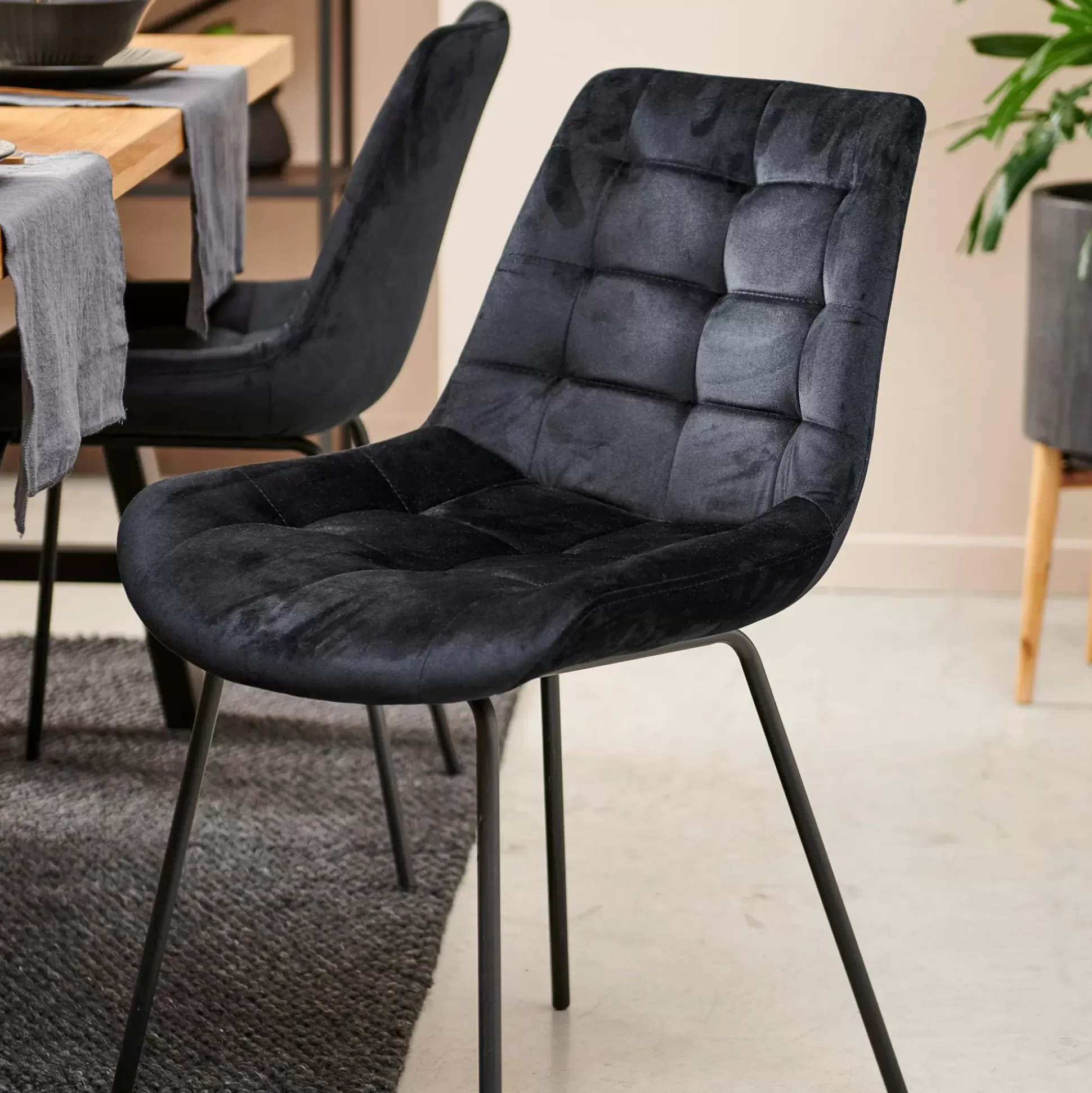 Silka Silla De Comedor Negro