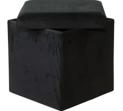Stor Puf Plegable Funcion Almac. Negro