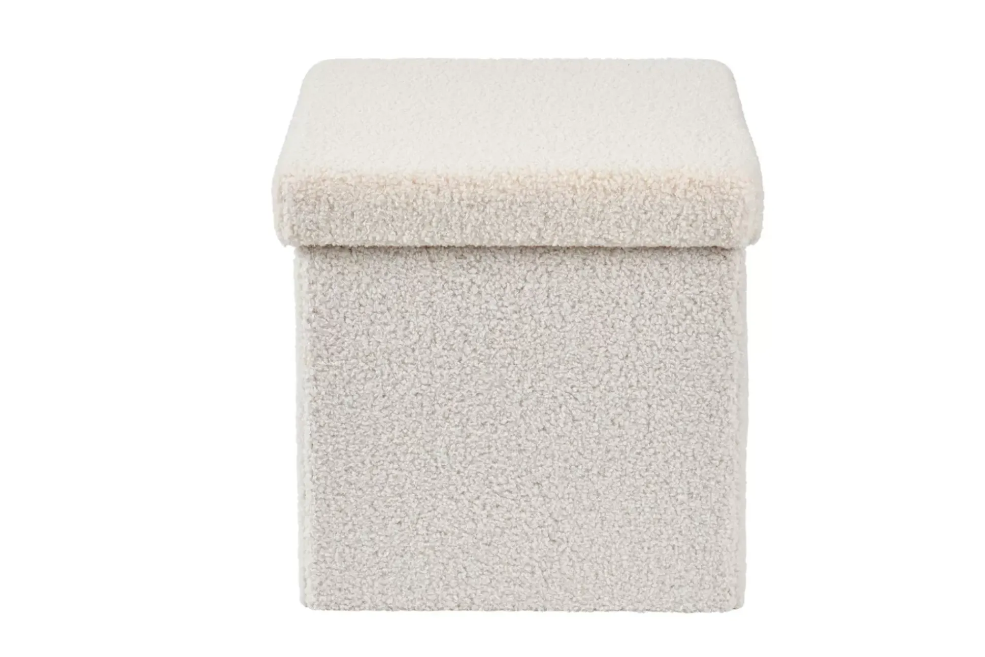 Stor Puf Plegable Funcion Almac. Blanco