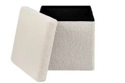 Stor Puf Plegable Funcion Almac. Blanco