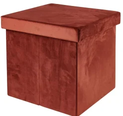 Stor Puf Plegable Funcion Almac. Burdeos