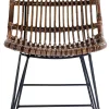 Sumatra Silla De Comedor Negro, Marron