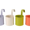 Tanaman Macetero Colgante 4 Colores Blanco Apagado