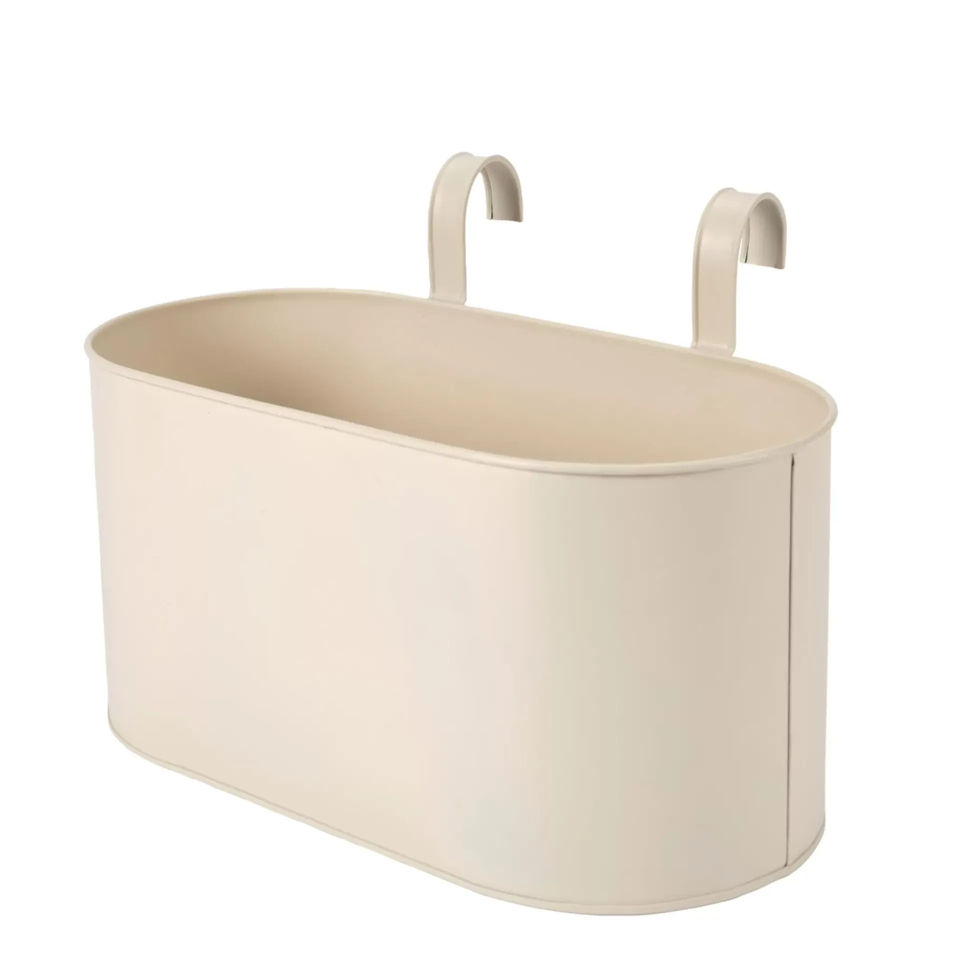 Tanaman Macetero Colgante 3 Colores Blanco Apagado
